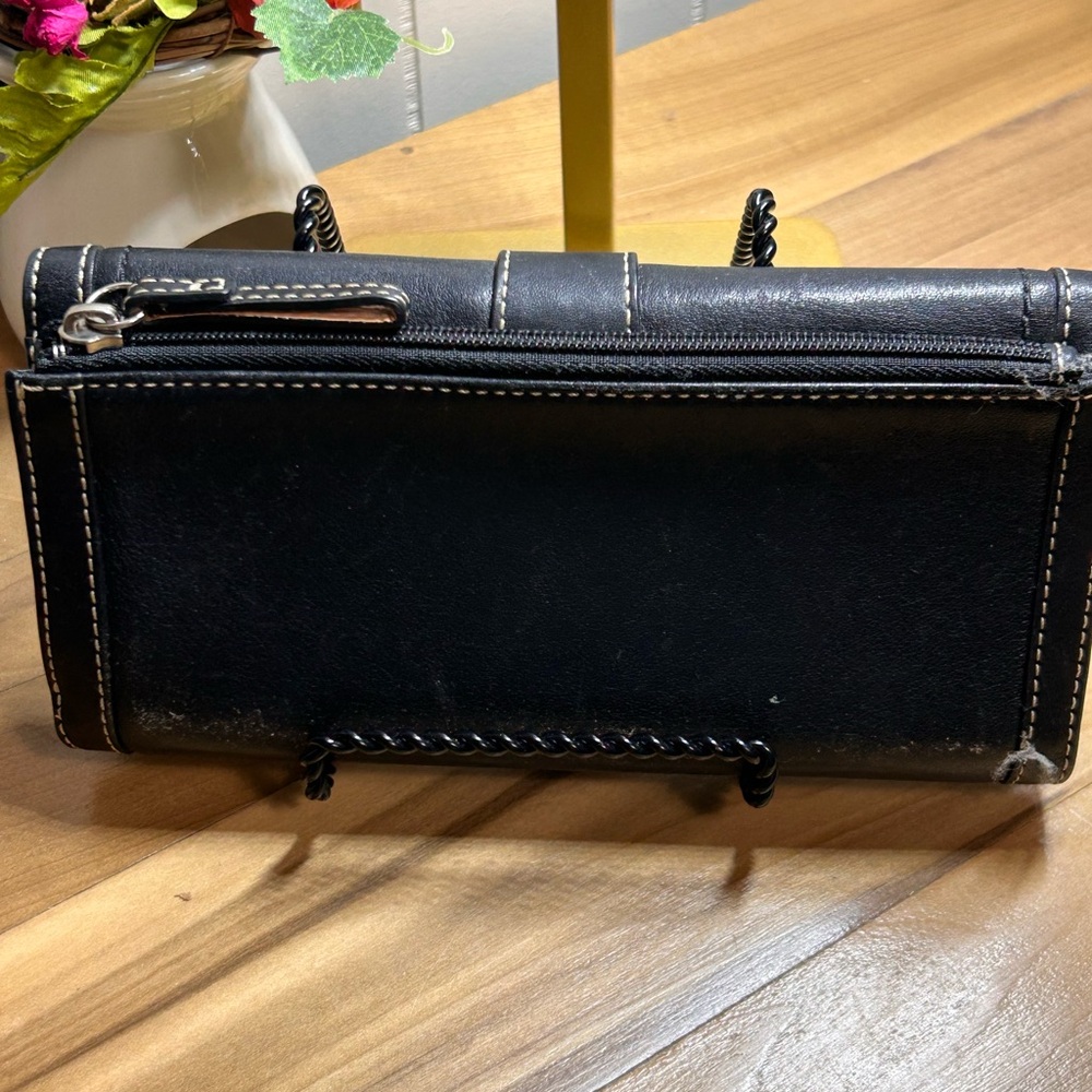 Coach Soho Buckle Tri-Fold Leather Wallet - Picture 3 of 9